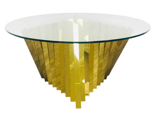 MANHATTAN GOLD 48″ ROUND TABLE