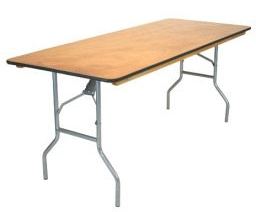 8 FOOT WIDE RECTANGLE TABLE