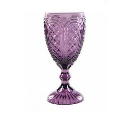 CAROUSEL PURPLE GOBLET