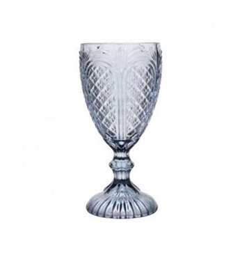 CAROUSEL BLUE GOBLET